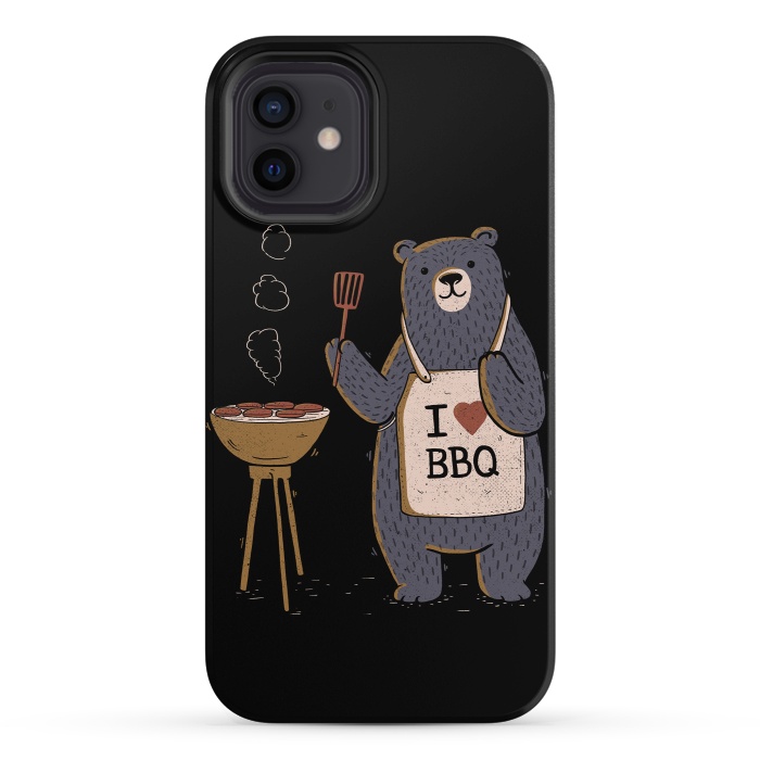 iPhone 12 StrongFit I Love BBQ- by eduely