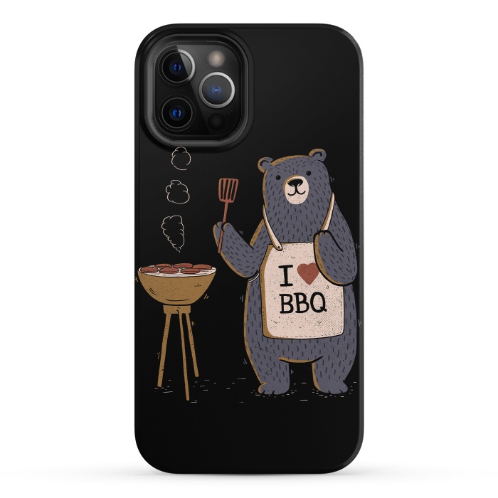 iPhone 12 Pro StrongFit I Love BBQ- by eduely