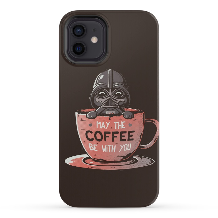iPhone 12 mini StrongFit May the Coffee Be With You by eduely