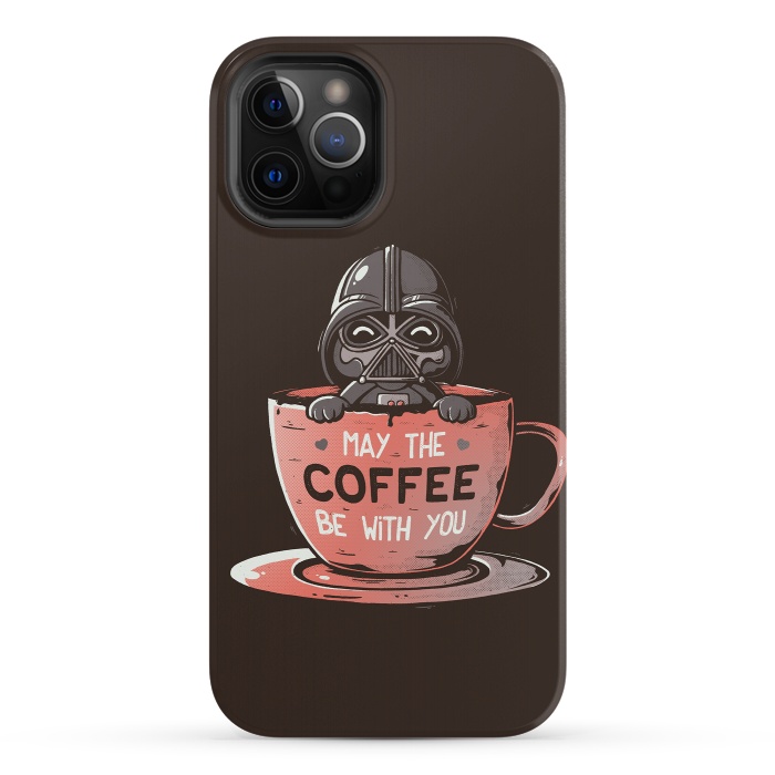 iPhone 12 Pro StrongFit May the Coffee Be With You by eduely