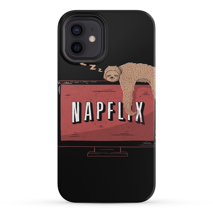 iPhone 12 mini StrongFit Napflix by eduely