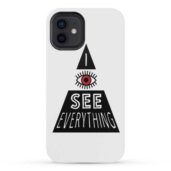 iPhone 12 mini StrongFit I see everything by Laura Nagel
