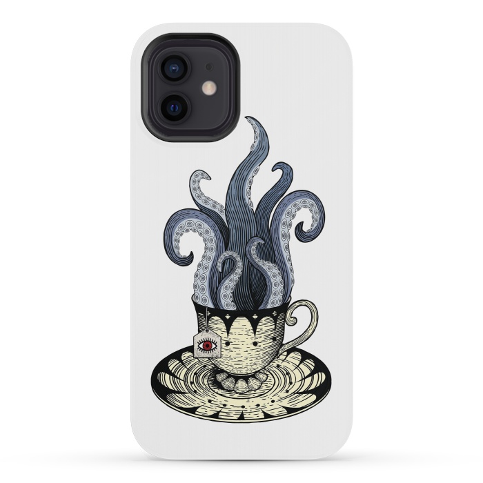 iPhone 12 mini StrongFit Kraken tea by Laura Nagel