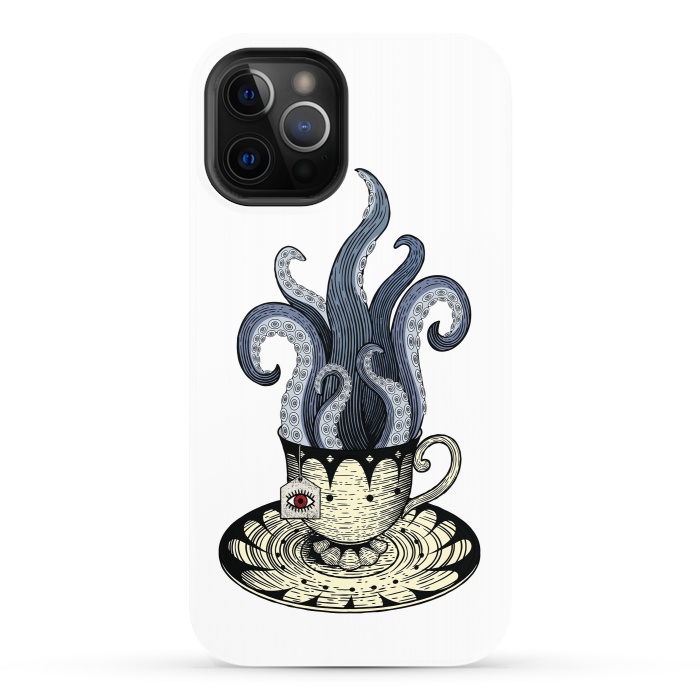 iPhone 12 Pro StrongFit Kraken tea by Laura Nagel