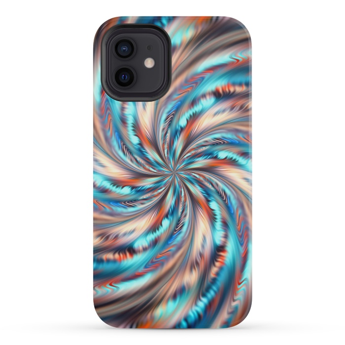 iPhone 12 mini StrongFit Abstract Swirl by Art Design Works