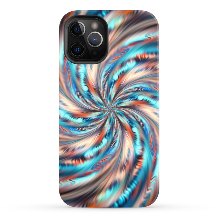 iPhone 12 Pro StrongFit Abstract Swirl by Art Design Works