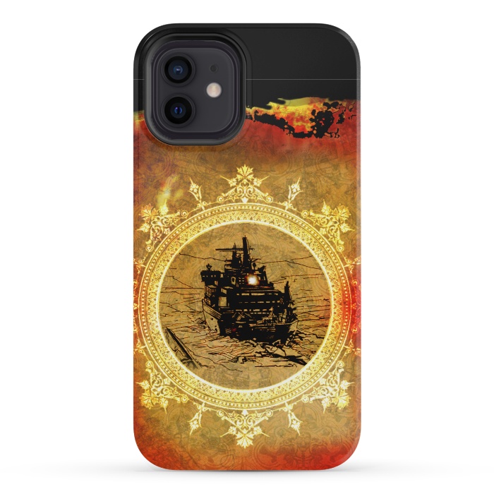iPhone 12 mini StrongFit War on the World, IRON SHIP'S by Max LeTamis