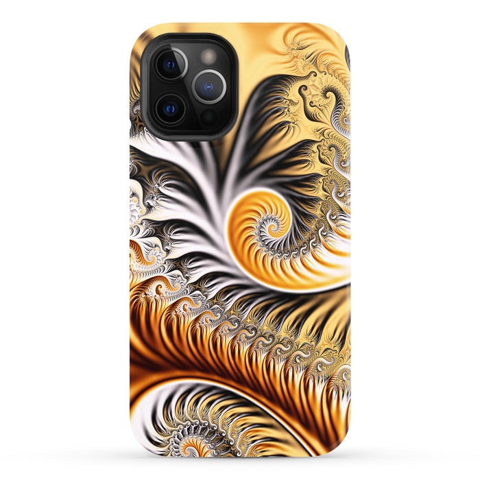 iPhone 12 Pro StrongFit Fractal Art XIV by Art Design Works