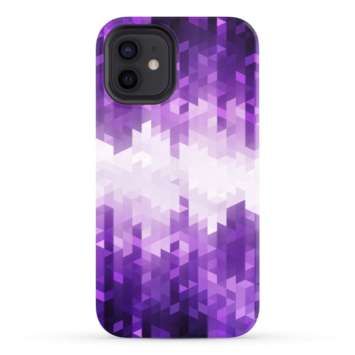iPhone 12 StrongFit Ultra Violet Pattern I por Art Design Works