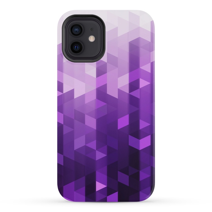 iPhone 12 mini StrongFit Ultra Violet Pattern II by Art Design Works