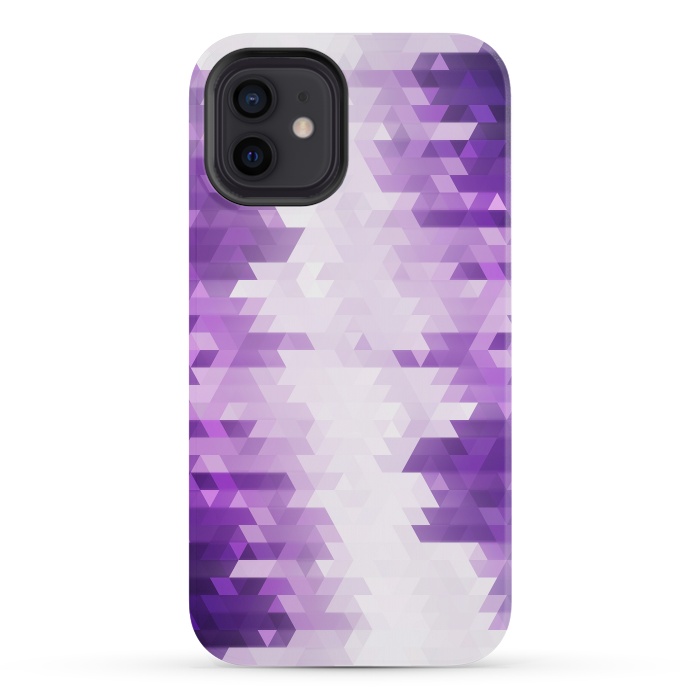 iPhone 12 mini StrongFit Ultra Violet Pattern III by Art Design Works