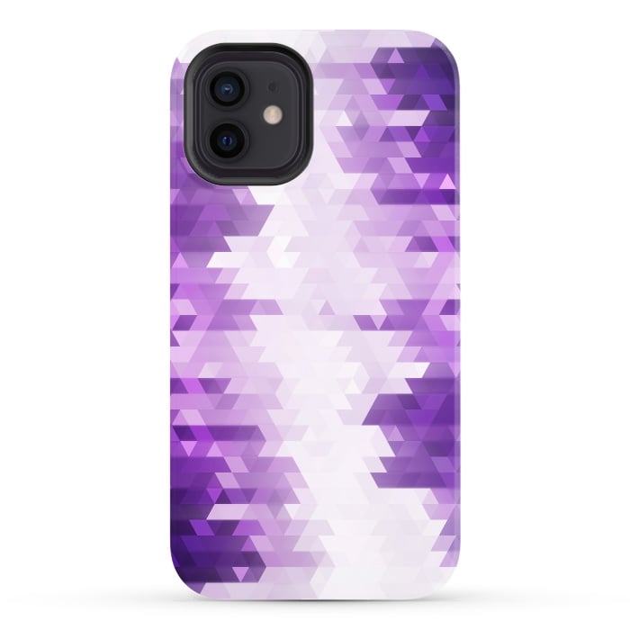 iPhone 12 StrongFit Ultra Violet Pattern III by Art Design Works