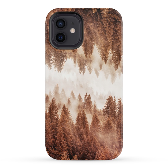 iPhone 12 mini StrongFit Abstract Forest I by Art Design Works