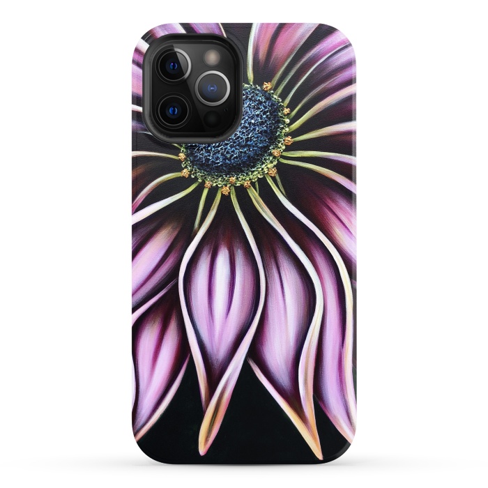 iPhone 12 Pro StrongFit Wild Cone Flower by Denise Cassidy Wood