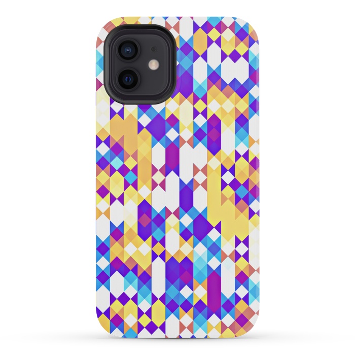 iPhone 12 mini StrongFit Colorful Pattern I by Art Design Works