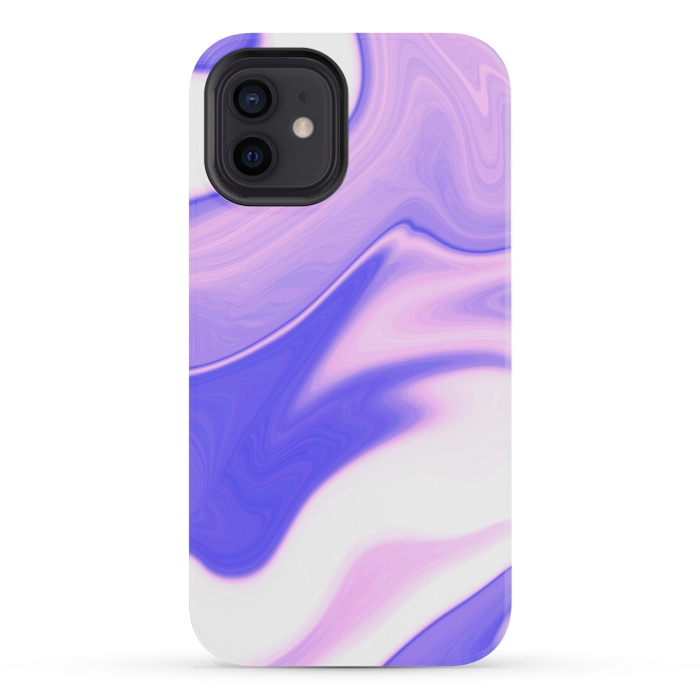 iPhone 12 mini StrongFit Pink, Purple and White by Ashley Camille