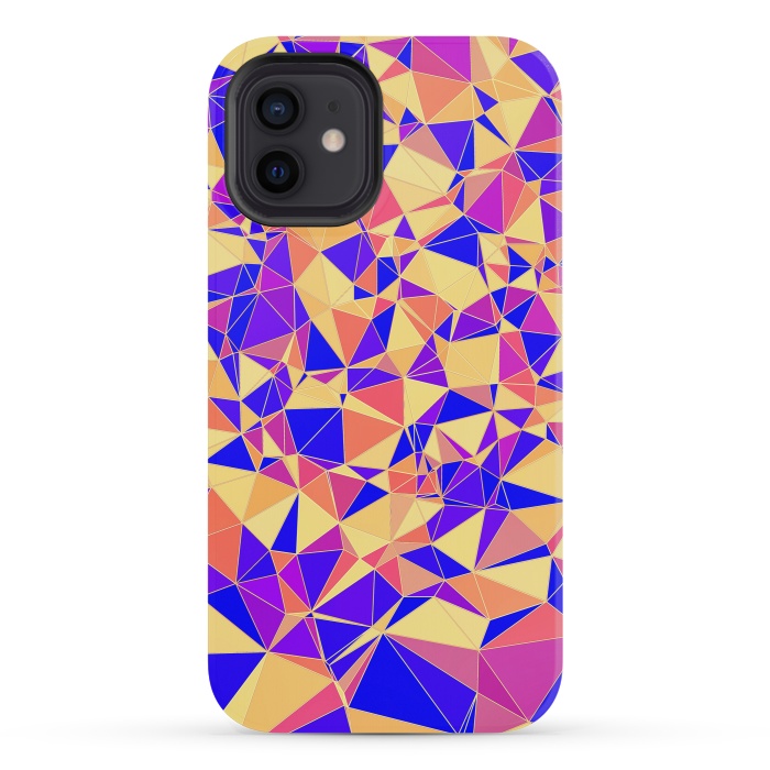 iPhone 12 mini StrongFit Low Poly Design by Art Design Works