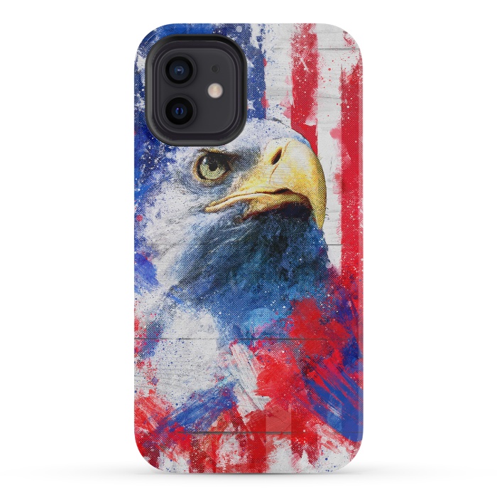 iPhone 12 mini StrongFit Artistic XLIII - American Pride by Art Design Works