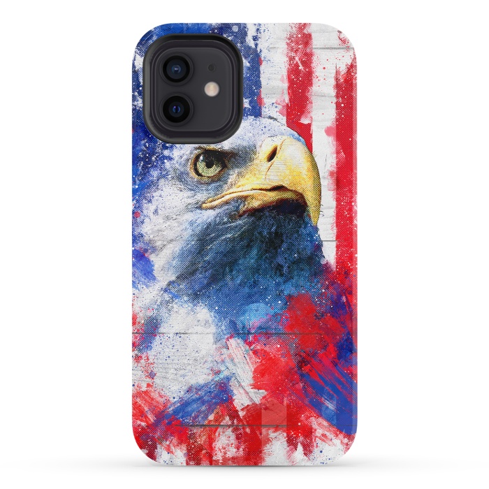 iPhone 12 StrongFit Artistic XLIII - American Pride by Art Design Works