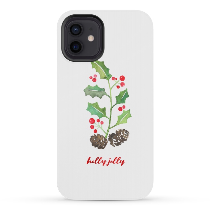 iPhone 12 mini StrongFit Holly Jolly by Noonday Design