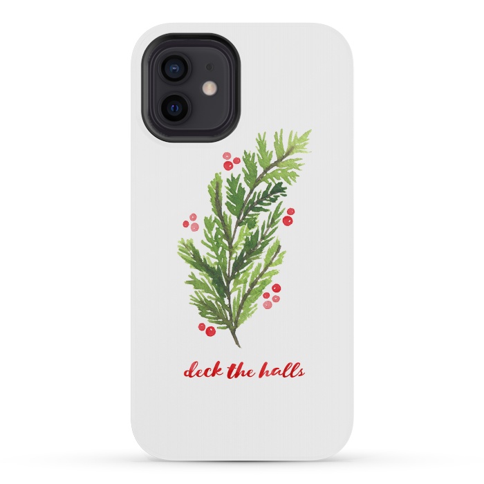 iPhone 12 mini StrongFit Deck the Halls by Noonday Design