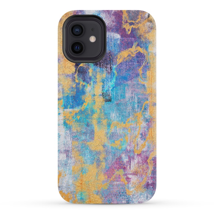 iPhone 12 mini StrongFit Abstract Painting V by Art Design Works