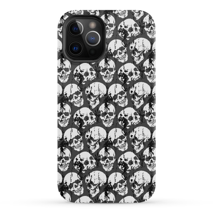 iPhone 12 Pro StrongFit Skulls Pattern II by Art Design Works