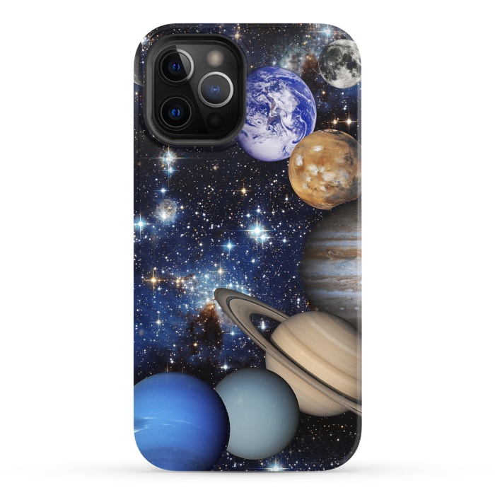 iPhone 12 Pro StrongFit Solar System planets by Oana 