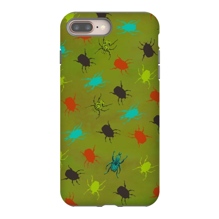 iPhone 7 plus StrongFit Beetles & Bugs by Lotti Brown
