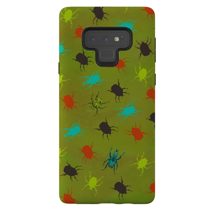 Galaxy Note 9 StrongFit Beetles & Bugs by Lotti Brown