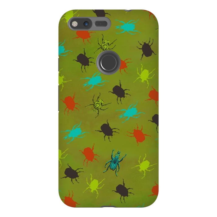 Pixel XL StrongFit Beetles & Bugs by Lotti Brown