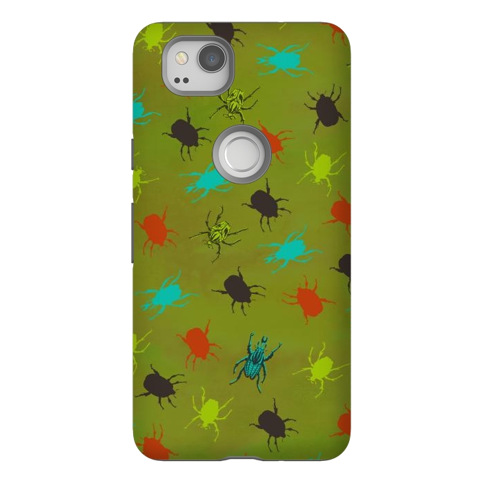 Pixel 2 StrongFit Beetles & Bugs by Lotti Brown