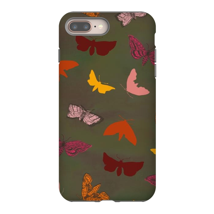 iPhone 7 plus StrongFit Butterflies & Moths by Lotti Brown