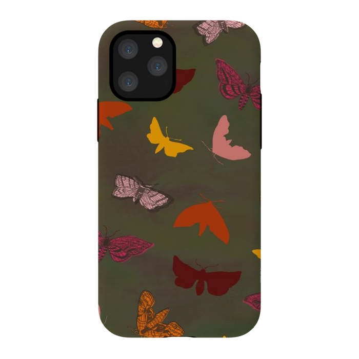 iPhone 11 Pro StrongFit Butterflies & Moths by Lotti Brown