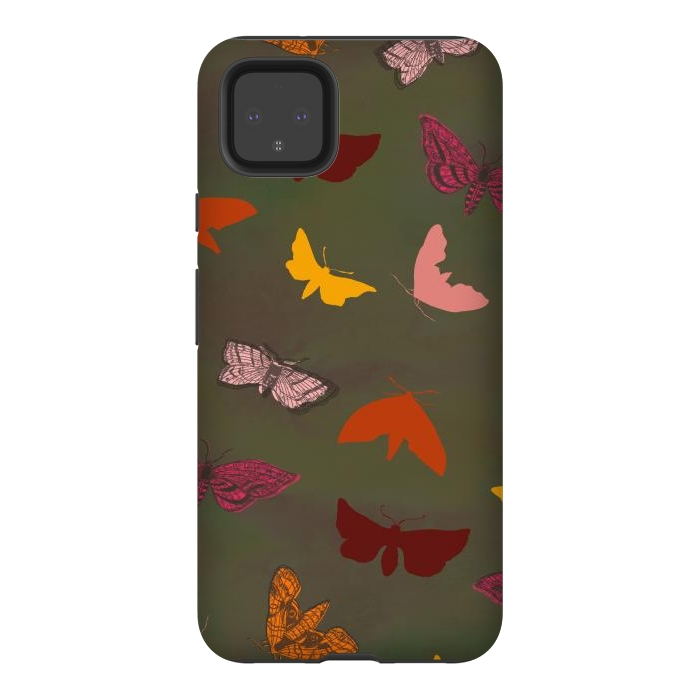 Pixel 4XL StrongFit Butterflies & Moths by Lotti Brown