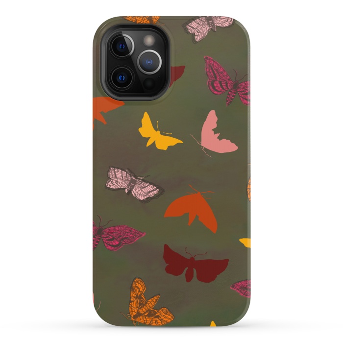 iPhone 12 Pro Max StrongFit Butterflies & Moths by Lotti Brown