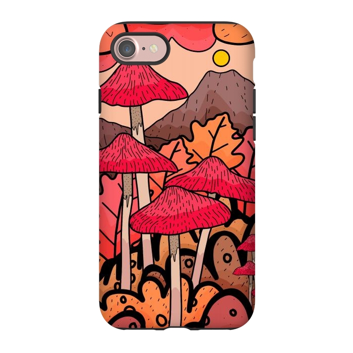 iPhone 7 StrongFit The mushrooms and the hills by Steve Wade (Swade)