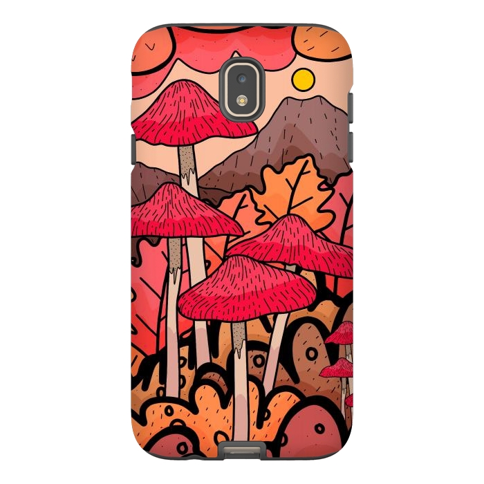 Galaxy J7 StrongFit The mushrooms and the hills by Steve Wade (Swade)