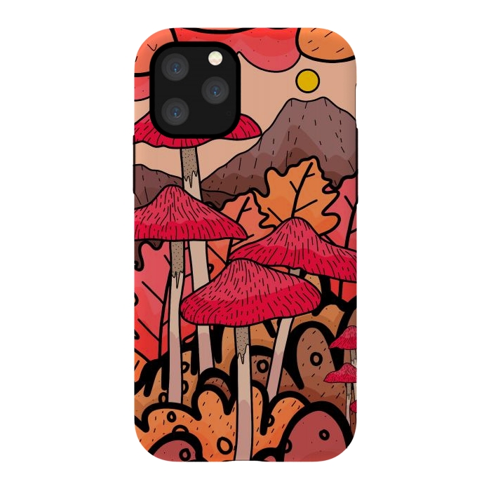 iPhone 11 Pro StrongFit The mushrooms and the hills by Steve Wade (Swade)