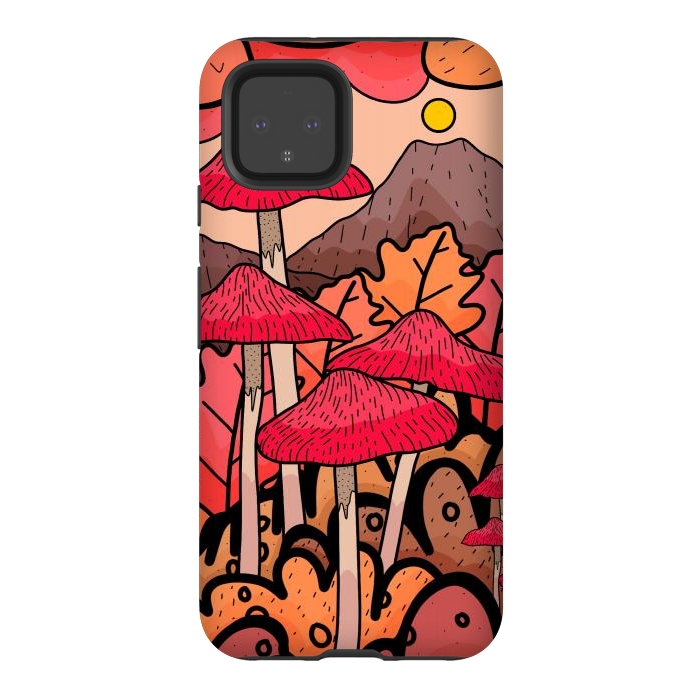 Pixel 4 StrongFit The mushrooms and the hills by Steve Wade (Swade)