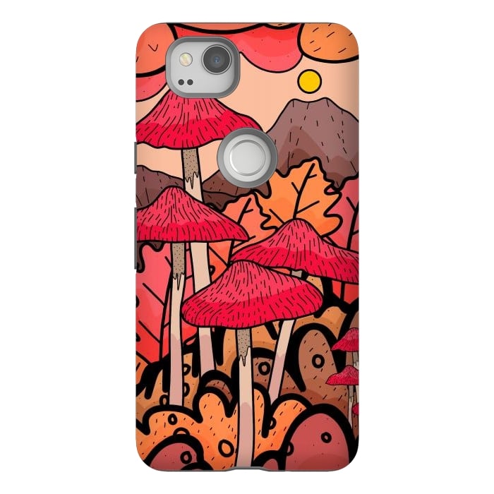 Pixel 2 StrongFit The mushrooms and the hills by Steve Wade (Swade)