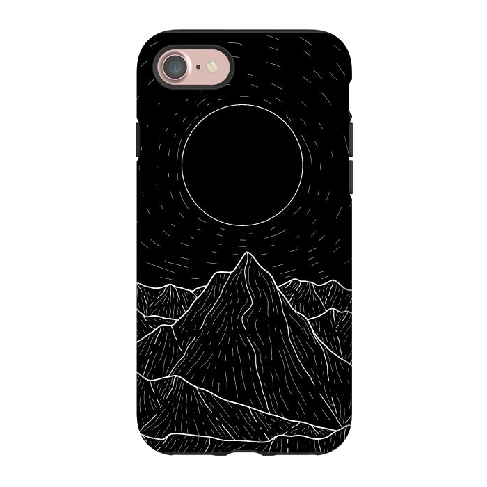 iPhone 7 StrongFit A dark mountain view by Steve Wade (Swade)