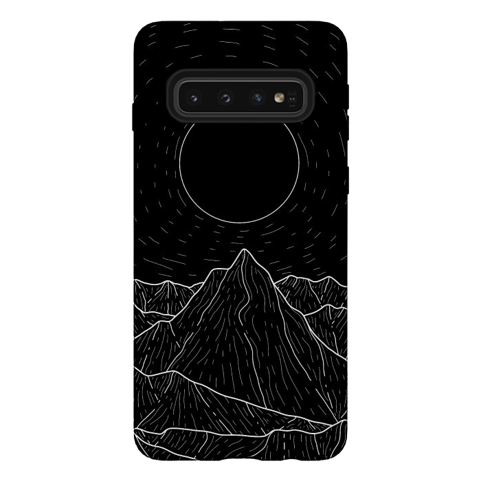 Galaxy S10 StrongFit A dark mountain view by Steve Wade (Swade)