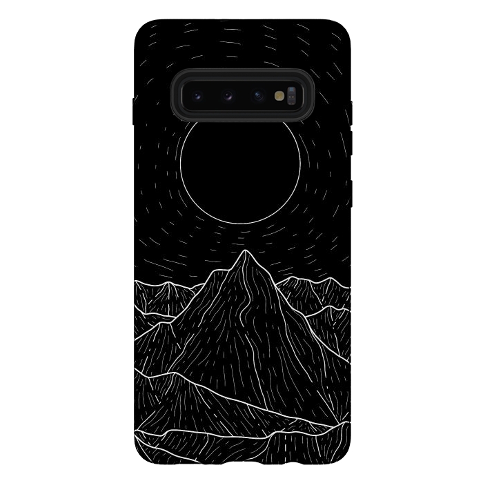 Galaxy S10 plus StrongFit A dark mountain view by Steve Wade (Swade)