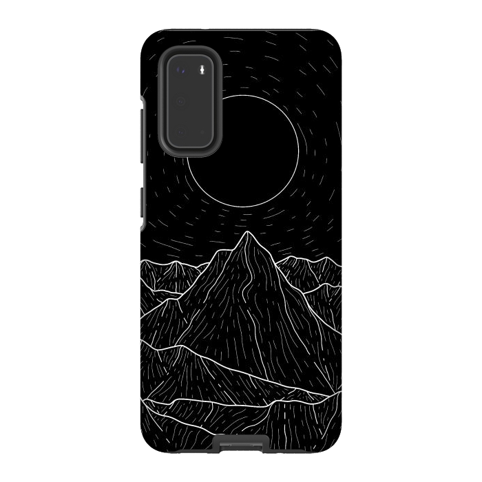 Galaxy S20 StrongFit A dark mountain view by Steve Wade (Swade)