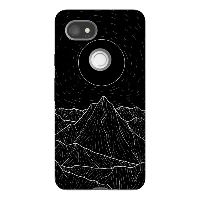 Pixel 2XL StrongFit A dark mountain view by Steve Wade (Swade)
