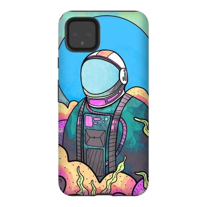 Pixel 4XL StrongFit The planet explorer V9 by Steve Wade (Swade)