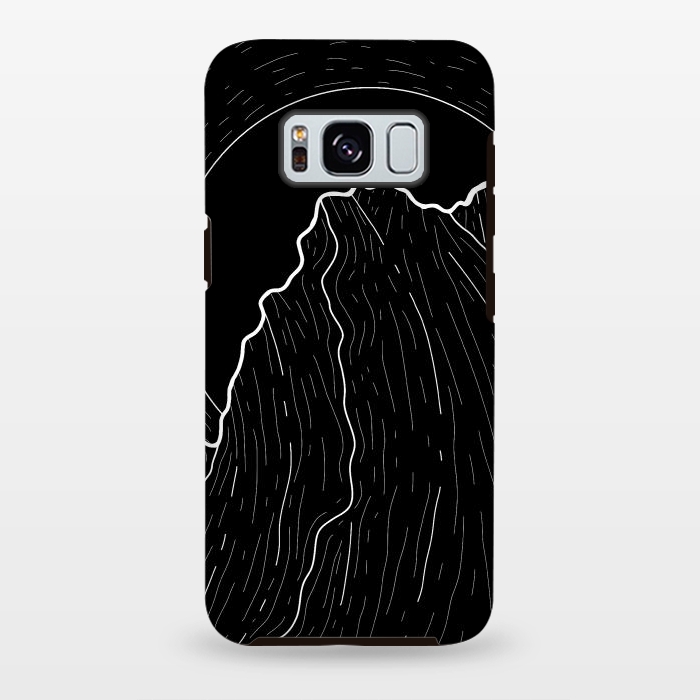 Galaxy S8 plus StrongFit A dark mountain wave by Steve Wade (Swade)