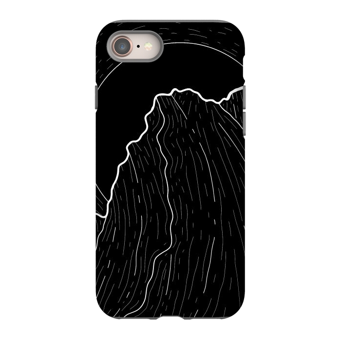 iPhone 8 StrongFit A dark mountain wave by Steve Wade (Swade)