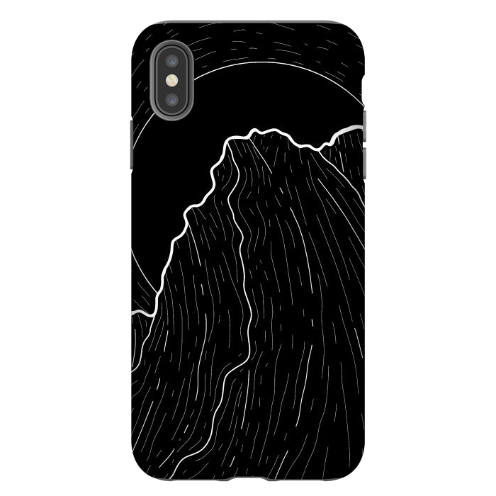 iPhone Xs Max StrongFit A dark mountain wave by Steve Wade (Swade)